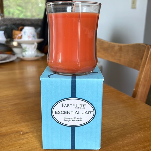 PartyLite Harvest Spice Essential Jar Candle